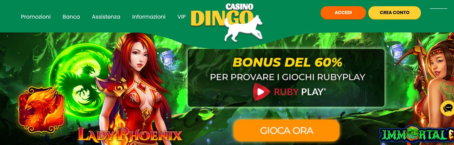 dingo casino accesso