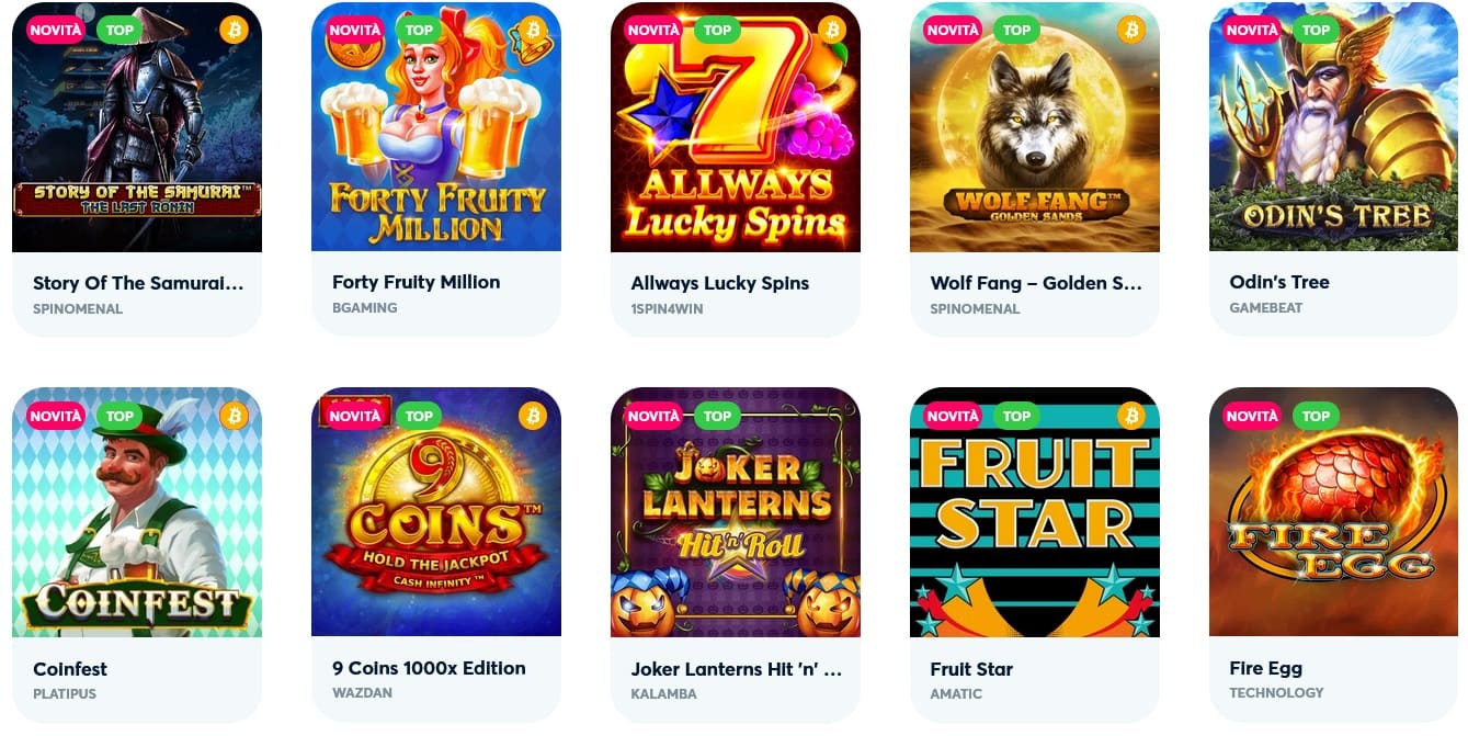 GoodmanCasino Nuovi giochi
