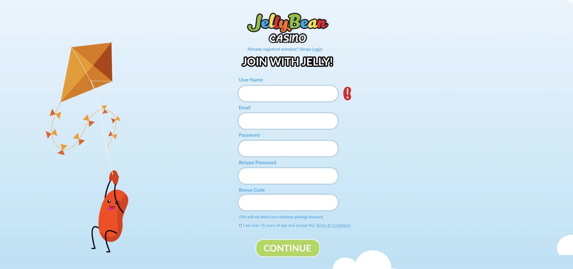 Contatti JellyBean